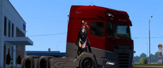 Trucks DAF 2021 (Jasper) Kasumi Knight Costume Skin  Eurotruck Simulator mod