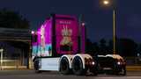 Overfloater Kenworth K100-E Alice Bunny Outfit Skin Mod Thumbnail