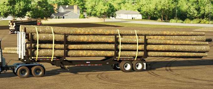 Autoload Pitts Logging Trailers Pack Mod Image
