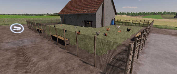 Tierställe Mittelgroßer Hühnerstall Landwirtschafts Simulator mod