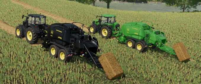 Pressen John Deere L 624 Landwirtschafts Simulator mod