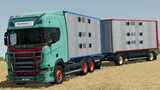 Scania R Tiertransporter Lkw & Anhänger Mod Thumbnail
