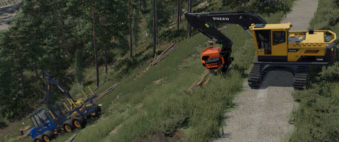 Forstwirtschaft Lizard Forestry T20 Seilwinde Landwirtschafts Simulator mod