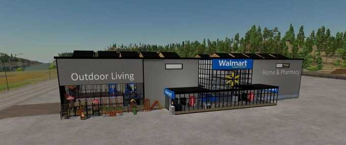 Gebäude Walmart Landwirtschafts Simulator mod