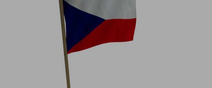 Prefab Czech flag (moving) Landwirtschafts Simulator mod