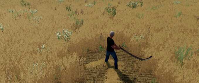 Implements & Tools Scythe mod Farming Simulator mod