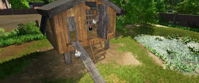 Decoration Chicken coop Farming Simulator mod