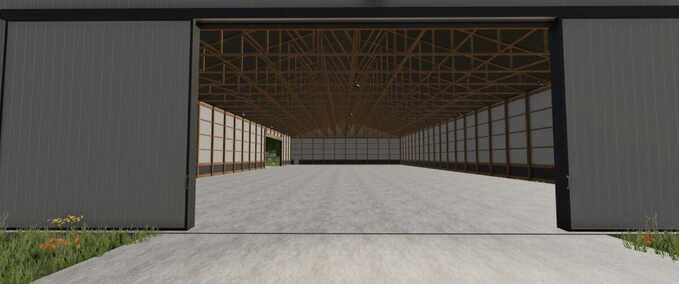 Buildings 81×180 meters Shed Farming Simulator mod