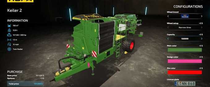 Implements & Tools Ropa Keiler 2 Farming Simulator mod