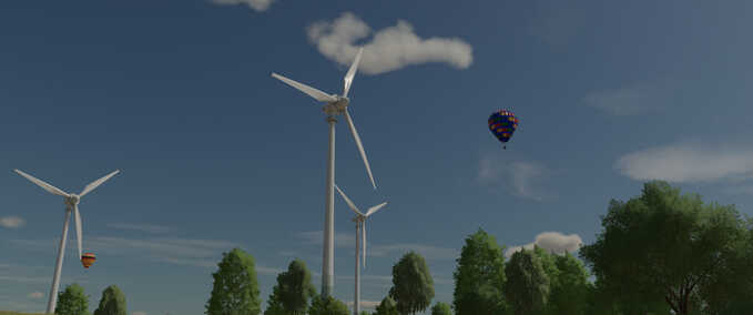 Placeable Objects Windturbine Pack Farming Simulator mod