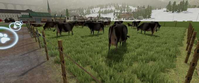 Buildings Large Cow Capacity Pen Farming Simulator mod