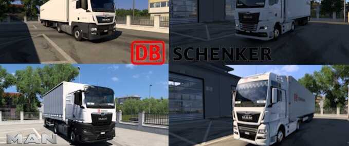 MAN DB Schenker MAN Eurotruck Simulator mod