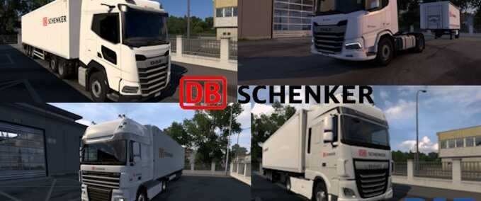 DAF DB Schenker DAF Eurotruck Simulator mod