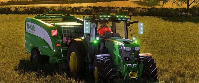 John Deere John Deere 6195R Farming Simulator mod