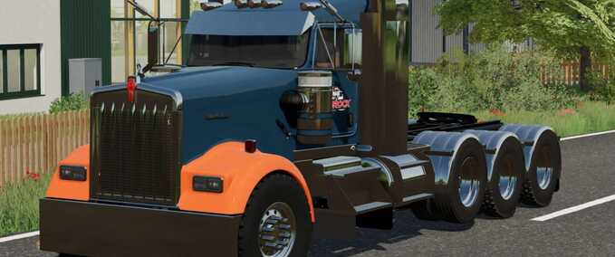 Trucks Kenworth W900L Farming Simulator mod