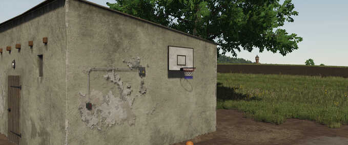 Dekoration Wall Mounted Basketball Basket Landwirtschafts Simulator mod