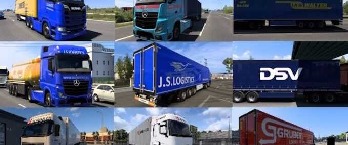 AI Traffic Skin Pack Eurotruck Simulator mod