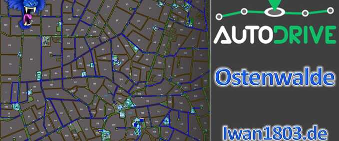 AutoDrive Kurs "Ostenwalde" Mod Image