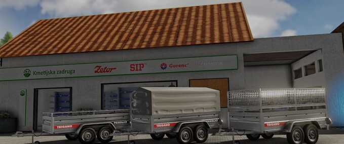 Trailers Trigano Pack P233 / 2C250 Farming Simulator mod