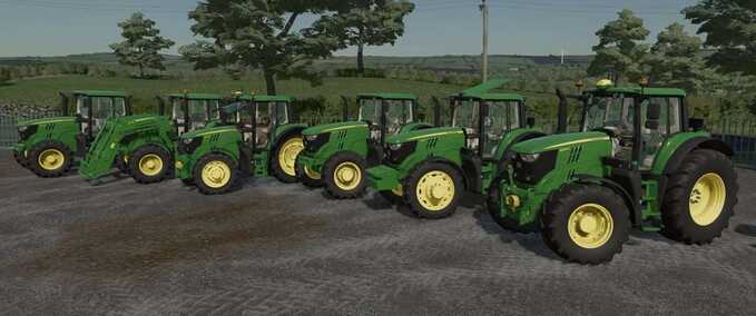 John Deere John Deere 6M Pack Landwirtschafts Simulator mod