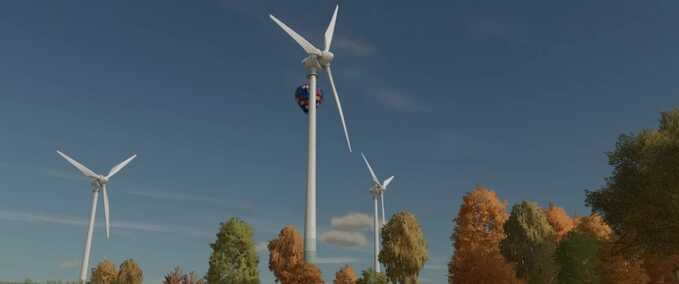 Placeable Objects Windturbine Pack Farming Simulator mod