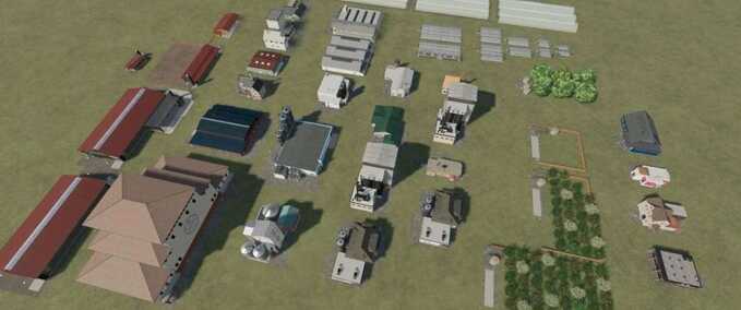 Placeable Objects Dragon's Den Production Extension Farming Simulator mod