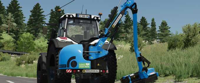 Mower Rousseau E-Kastor Farming Simulator mod