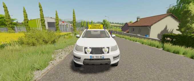 Cars Pick-Up Agricultural convoy Farming Simulator mod