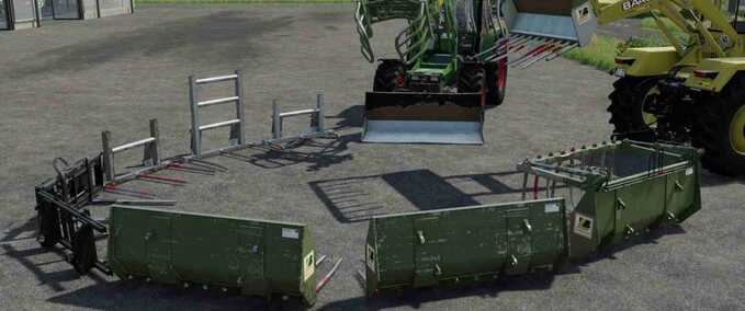 front loader Baas Frontloader Tool Set Farming Simulator mod