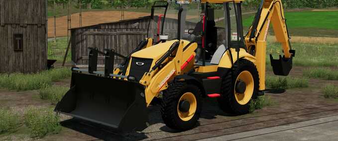 Exevators Hidromek backhoe loader Farming Simulator mod