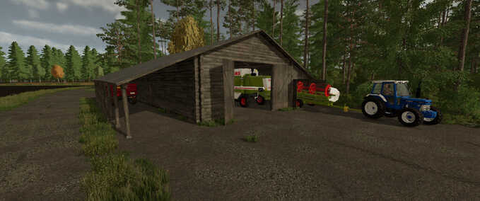 Sheds Old Log Sheds Pack Farming Simulator mod