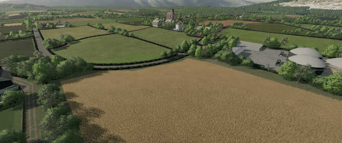 Maps Combined Counties Farming Simulator mod