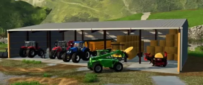 Schuppen Strohschuppen Landwirtschafts Simulator mod