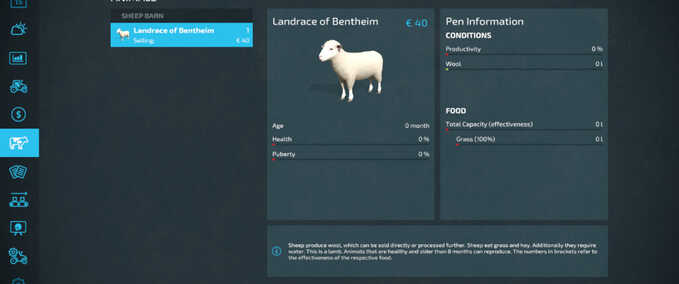 Gameplay Husbandry-Verteilung Landwirtschafts Simulator mod