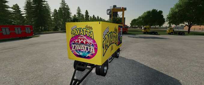 Trailers ZAVATTA cargo tow truck Farming Simulator mod