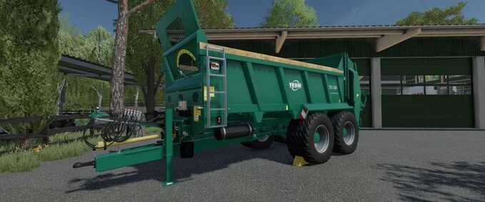 manure spreader Tebbe DS 160 manure spreader Farming Simulator mod