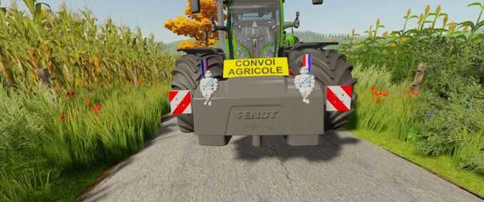 Gewichte Landwirtschaftlicher Konvoi Gewicht Landwirtschafts Simulator mod