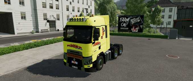 Trucks Renault TRanger PINDER Farming Simulator mod