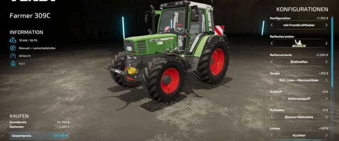 Fendt Fendt Landwirt 309C Landwirtschafts Simulator mod