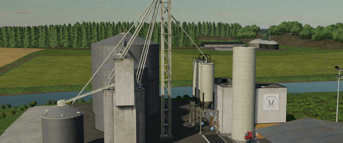 Silos Amerikanisches Silo Landwirtschafts Simulator mod