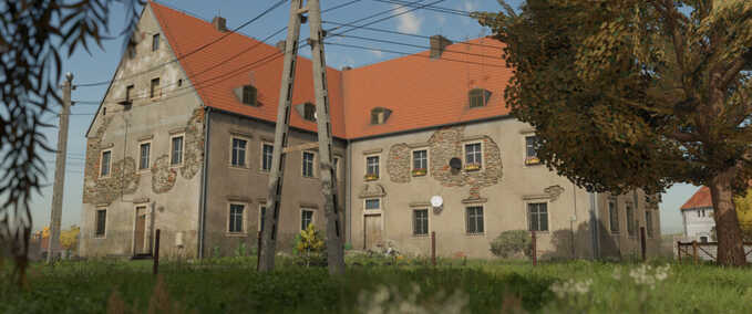 Buildings Manor House In Krajow Farming Simulator mod