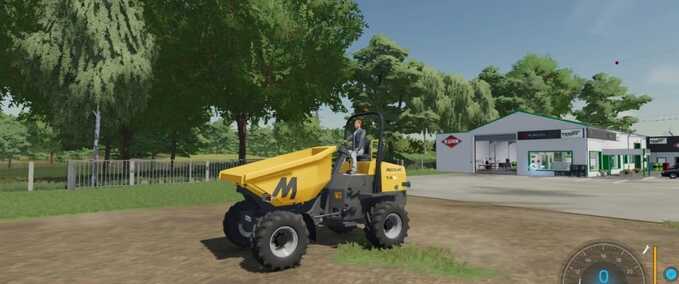 Auflieger Mecalac Kipper Landwirtschafts Simulator mod