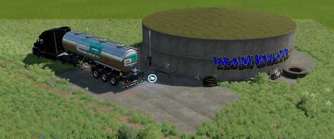 Fabriken Gülletank und Wasserzapfstelle Landwirtschafts Simulator mod