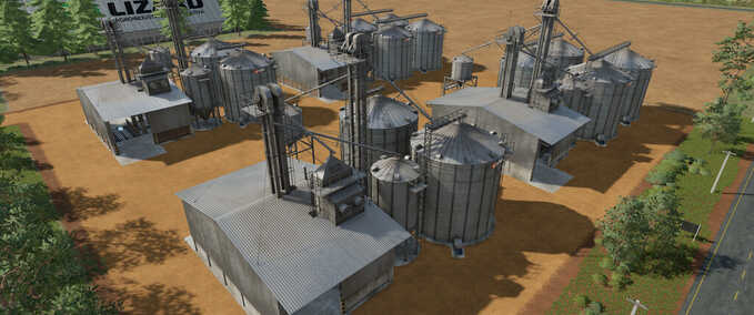 Silos Lizard Mittlere Silos Paket Landwirtschafts Simulator mod