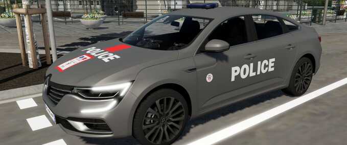 Cars Renault Talisman 2020 (Paris Police Prefecture) Farming Simulator mod