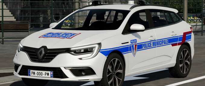 Renault Megane IV Phase 1 (Städtische Polizei) Mod Image