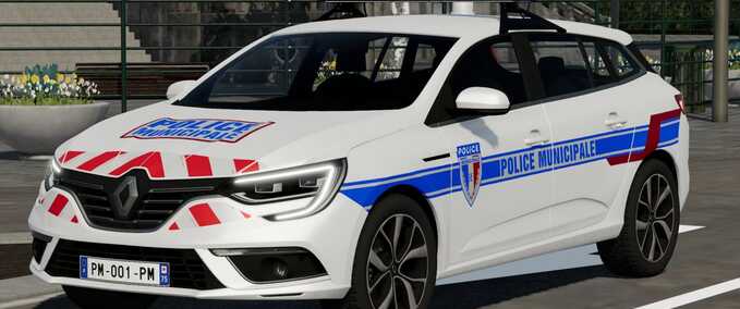 Renault Megane IV Phase 1 (Städtische Polizei BALI) Mod Image