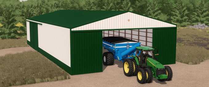 Buildings 50×100 meters Shed Farming Simulator mod