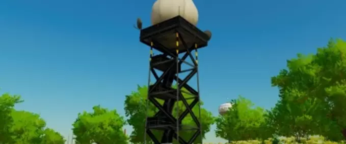 Gebäude Wetter-Radar Landwirtschafts Simulator mod