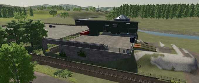 Platzierbare Objekte Estação ferroviária Landwirtschafts Simulator mod